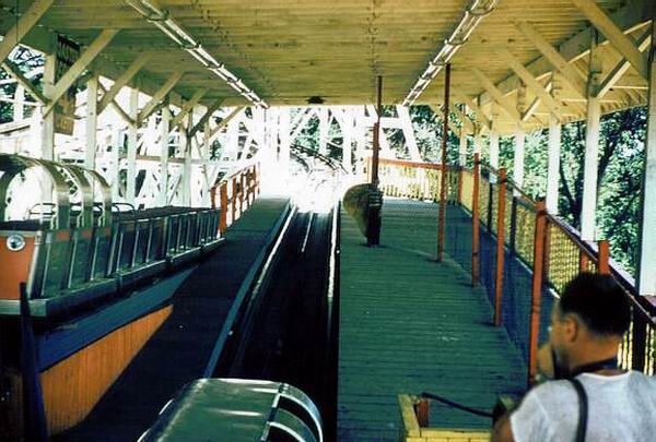 Edgewater Park - Coaster Station From Leo Pike (newer photo)